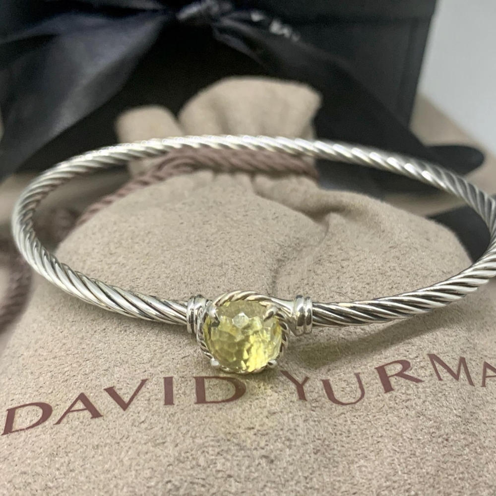 David Yurman Chatelaine Bracelet Lemon Citrine